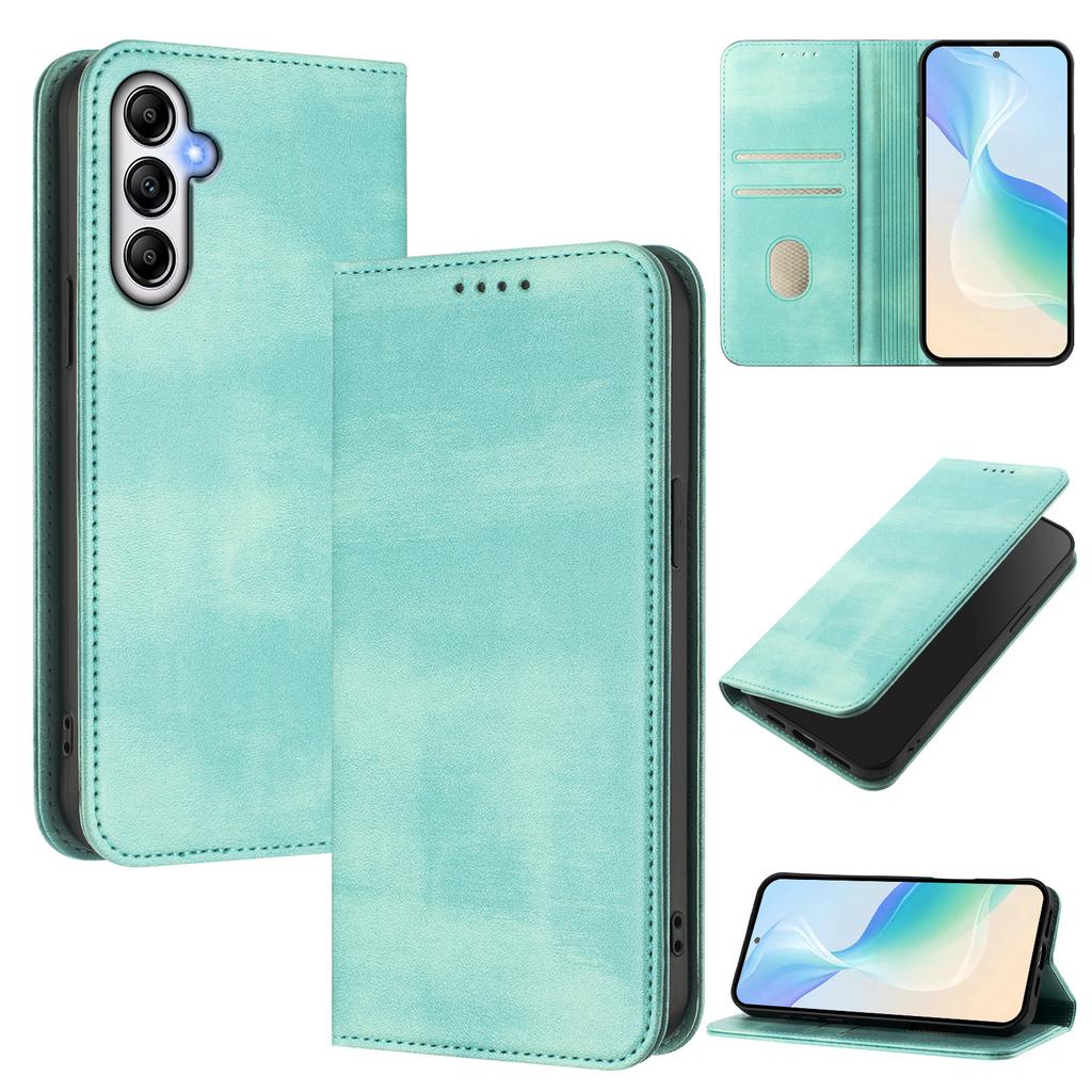 For Samsung Galaxy A35 5G Wallet Cases Retro Texture RFID Blocking Leather Phone Cover