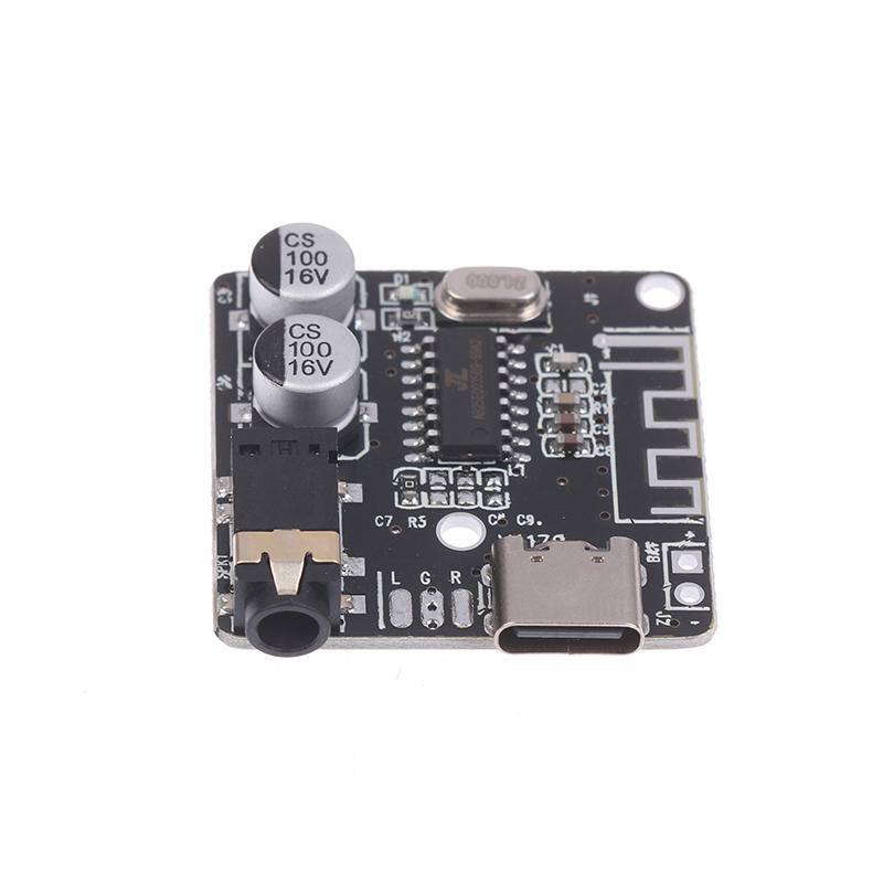Плата Bluetooth-аудиоприемника Type-C Bluetooth 5.1 Mp3 Без потерь Декодер автомобильного аудиомодуля Беспроводной стереомузыкальный модуль 3,7-5 В