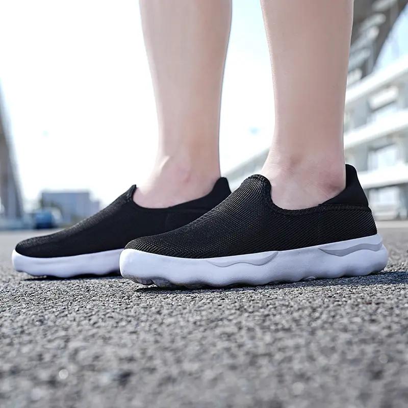 Shoes for Men Summer New Casual Men's Shoes with Mesh Cover, Flat Bottom and Sports Vulcanized Shoes Zapato Para Hombre