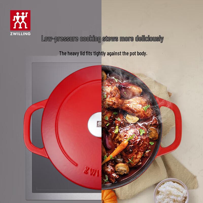 ZWILLING Cast Iron Enamel Round Stew Pot