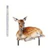 Sika Deer Yard Sign 2D Acrylic Realistic Deer Garden Stake Outdoor Lawn Walkways Animal Figurine for Home Office Patio Decor