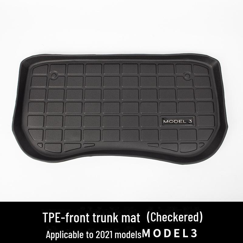Tesla Model 3/Y Custom Передние и задние коврики TPE для багажника