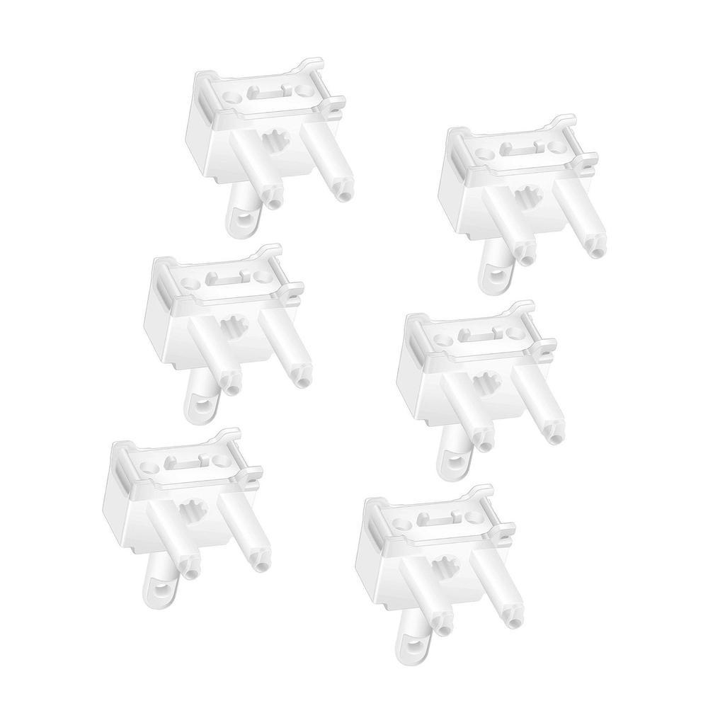 Запасные части для управления вертикальными жалюзи, белые, простые в установке, стержни управления для дома и офиса, 6/8/10 шт.