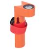 Grade Rod Level Adjustable Aluminum Right Angle Bubble Level for 1 To 1.25in Round and Rectangular Rods