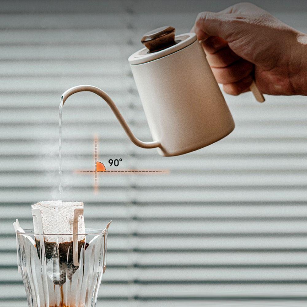 304 Stainless Steel Goose Neck Coffee Pot Drip Spout Hand Brewing Kettle Pour Over Brewing