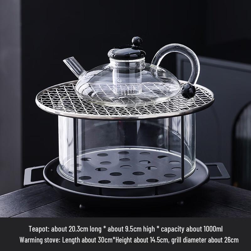 Handun Electric Glass Tea Stove & Kettle Set