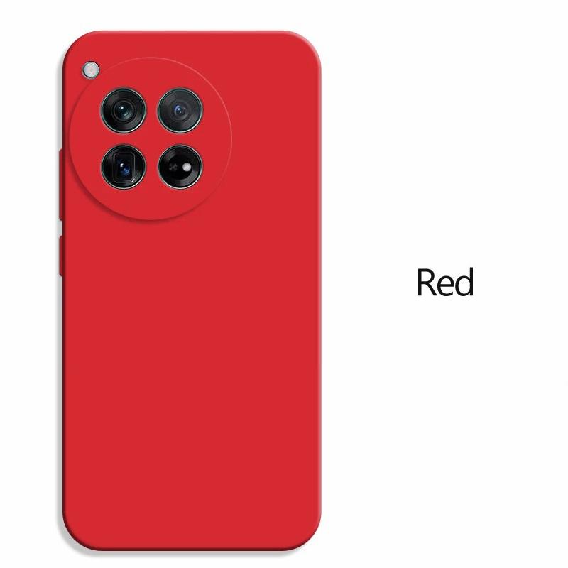 Для OnePlus 12 Чехол Противоударный квадратный жидкий силиконовый мягкий чехол для OnePlus 12 One Plus 12 OnePlus12 5G Чехол для телефона Coque Fundas