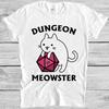 Dungeon Meowster Драконы Монстр DnD Думаю, я умру RPG Подарочная футболка M2584