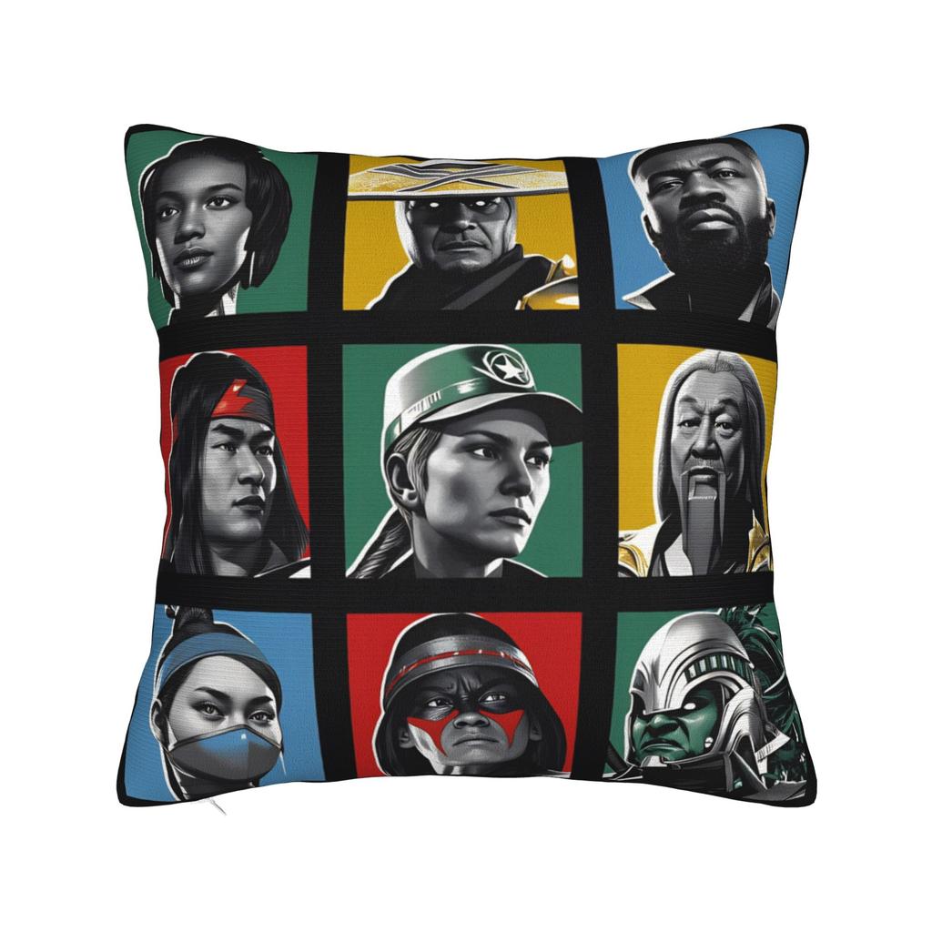 Pillow Cover Mortal Kombat Scorpion Novelty Pillow Case For Sofa Home Decoration Pillowcases
