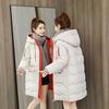 Foreign Trade Cotton Coat Women's Medium and Long 2025 Version Loose Winter Cotton Coat Thick Cotton Coat Large Size Coat