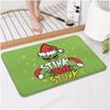 Веселый Рождественский коврик для ванной, коврик для ванной комнаты для детей, нескользящий, впитывающий, моющийся, прикроватный коврик, декор для спальни, коврик для входной двери в комнату