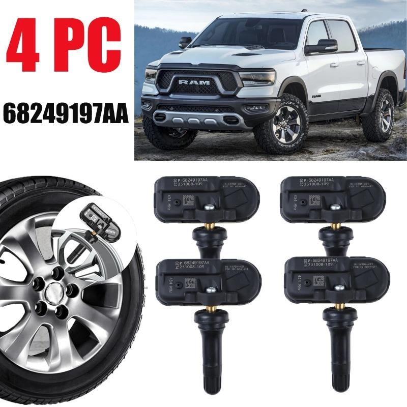 4 шт. 68249197AA для Jeep CHEROKEE KL 2013- Система контроля давления в шинах 434 МГц Датчик давления в шинах 68239720AB