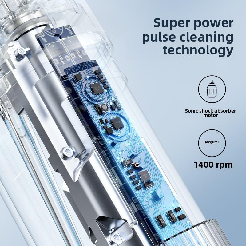 Dental Flusher Portable Water Floss Household Dental Cleaner Tartar Cleaning Electric Dental Cleaner