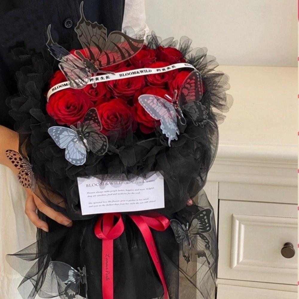 Однотонная пряжа для упаковки цветов 50x75см Декоративная упаковочная пряжа Букет