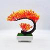 Pinus Hwangshanensis Mini Plastic Bonsai Landscape Ornament For House Interior Decoration