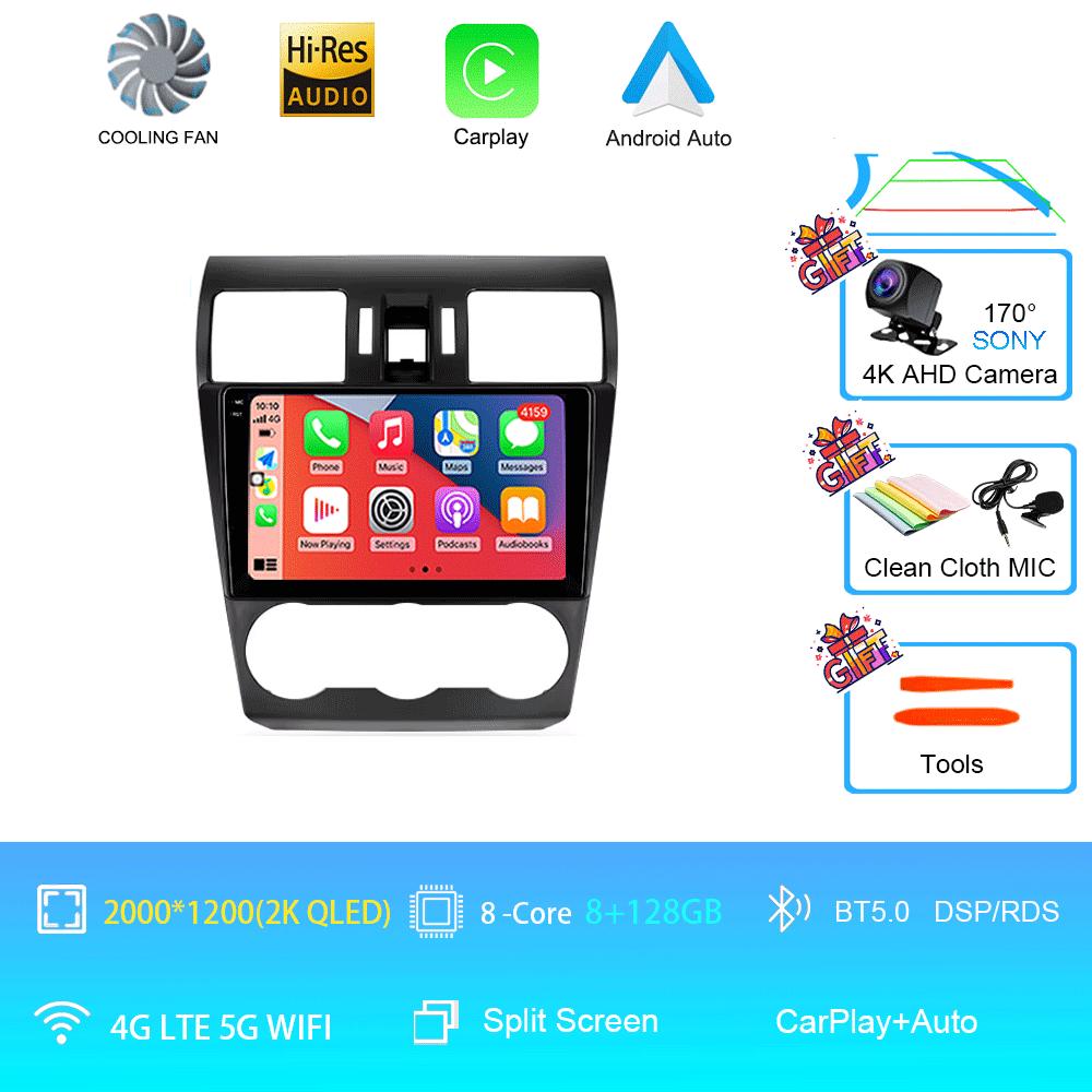 Автомагнитола Android 14 Стерео Для Subaru Forester XV WRX 2012- 2015 Для Impreza Мультимедийный Видеоплеер Навигация GPS Головное Устройство