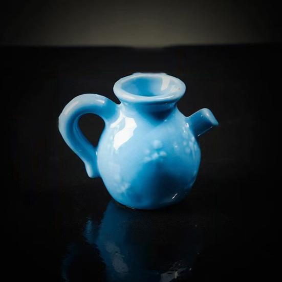 Мини-статуэтка вазы для цветов, винтажная цветная керамика, миниатюрная статуэтка вазы, скульптура, крошечный держатель для цветочного горшка, украшение