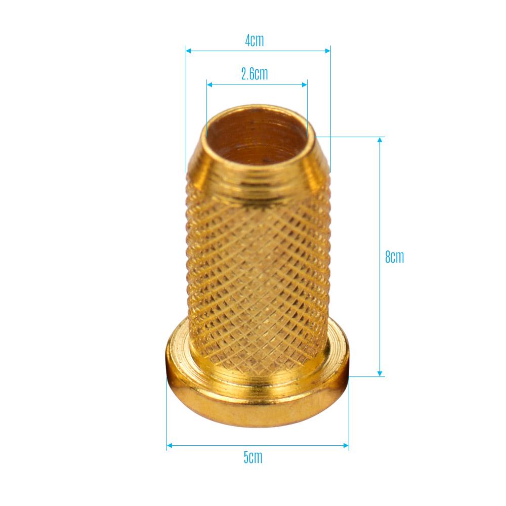 Наконечники для струн со сквозным корпусом, металлические детали небольшого размера для электрогитар, набор из 6 шт.