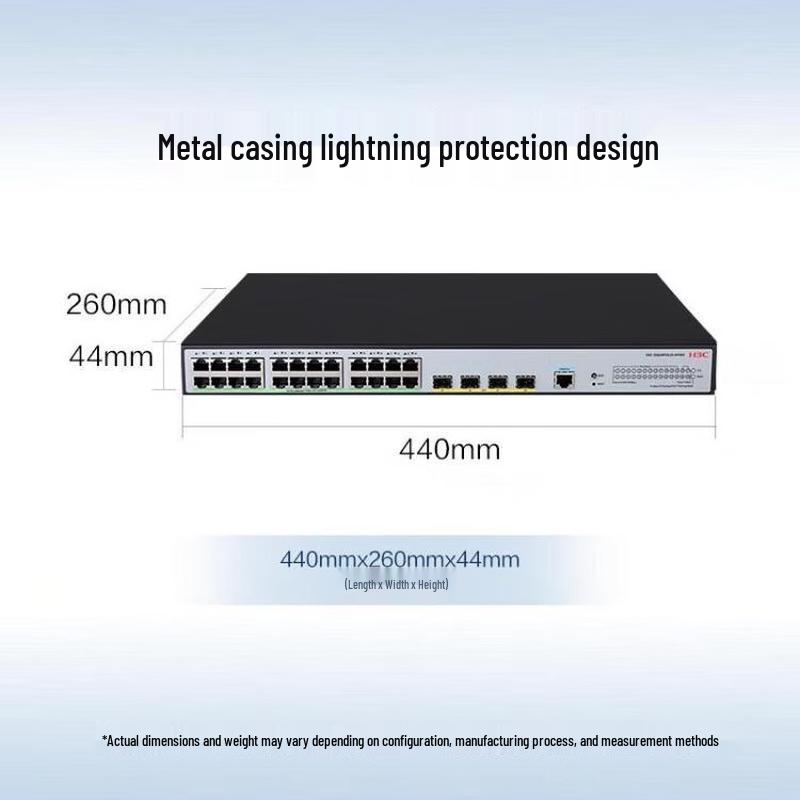 H3C S5024PV6-EI-HPWR Управляемый гигабитный PoE-коммутатор на 24 порта