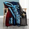 Fc Zenit Saint‑petersburg 6 Customize Your Name Blanket Throw Personalized Blanket Comfortable Perfect for Livingroom Chair Seaside Home Decor