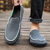 2025 повседневная обувь мужская весенняя легкая парусиновая обувь на одной педали мужская обувь большого размера обувь-перчатки в наличии