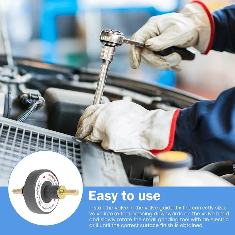 Универсальная насадка для притирки клапанов с 5 присосками для хвостовика, шлифовальный набор для притирки клапанов двигателя автомобиля/мотоцикла