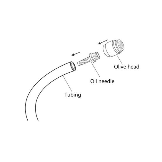 10 шт. GUB 593 велосипедный гидравлический дисковый тормоз, масляная игла, костюм с оливковой головкой для SRAM Stealth-a-majig