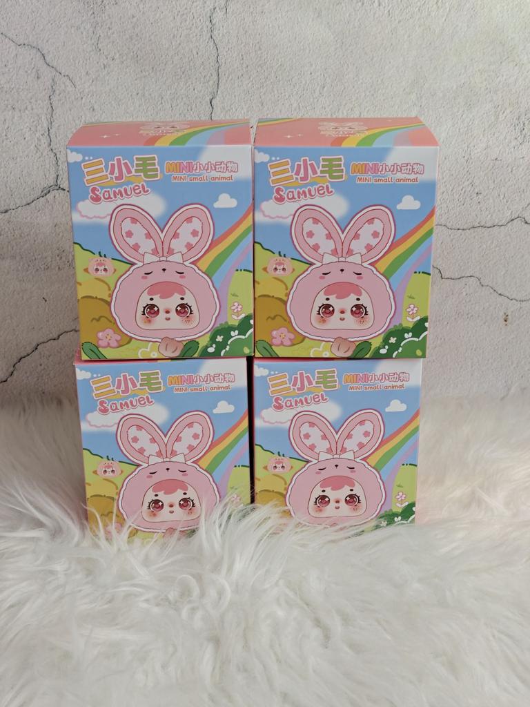 Samue plush blind box cute animal keychain, randomly two are Q Bao Qixiang fairy tales, read carefully before placing an order