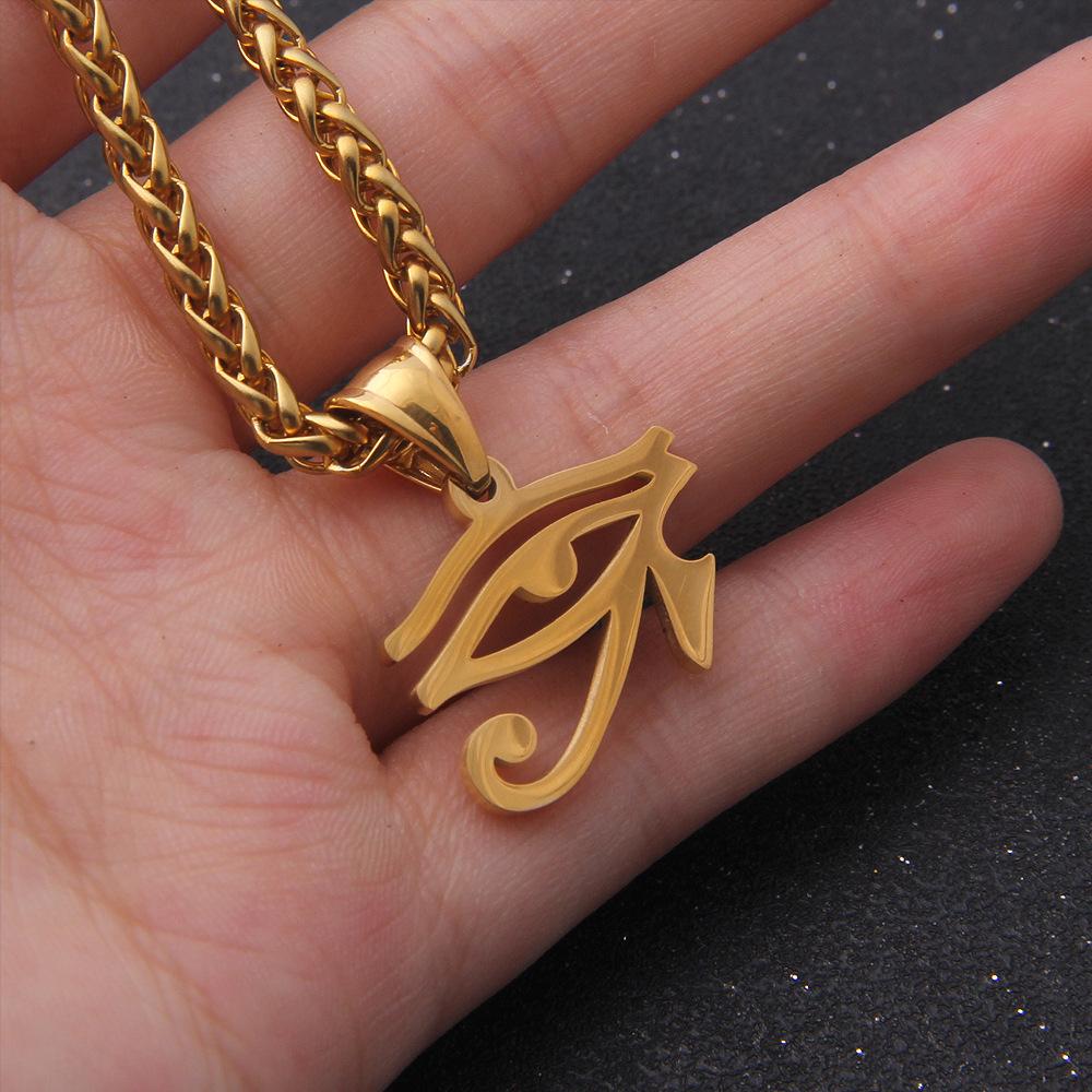 Скандинавская мифология викингов цепь ожерелье кулон и цепь глаз Ра символ защиты