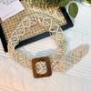 Waist rope braided hemp rope waist chain thin belt women's hemp rope belt