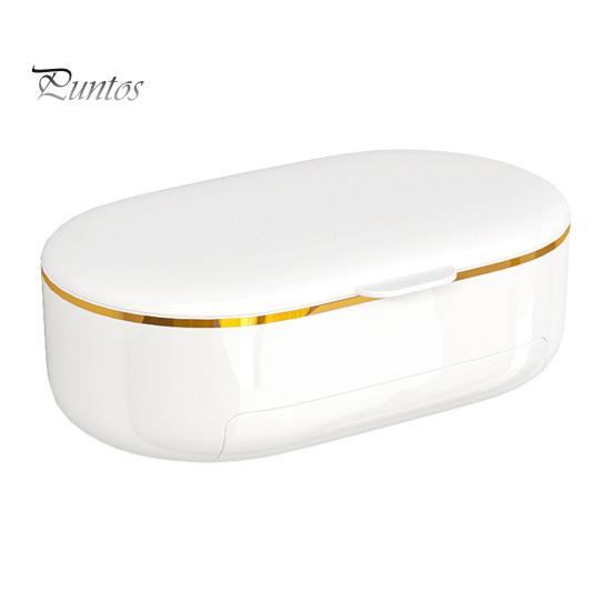 Мыльница, универсальный чехол для мыльницы, компактный настенный держатель для слива мыла с губкой для домашней ванной комнаты