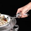 Stainless Steel Hot Bowl Clip Anti-hot Dish Clamp Pot Pan Gripper Non-slip Tongs Kitchen Gadgets Bowl Dish Lifter