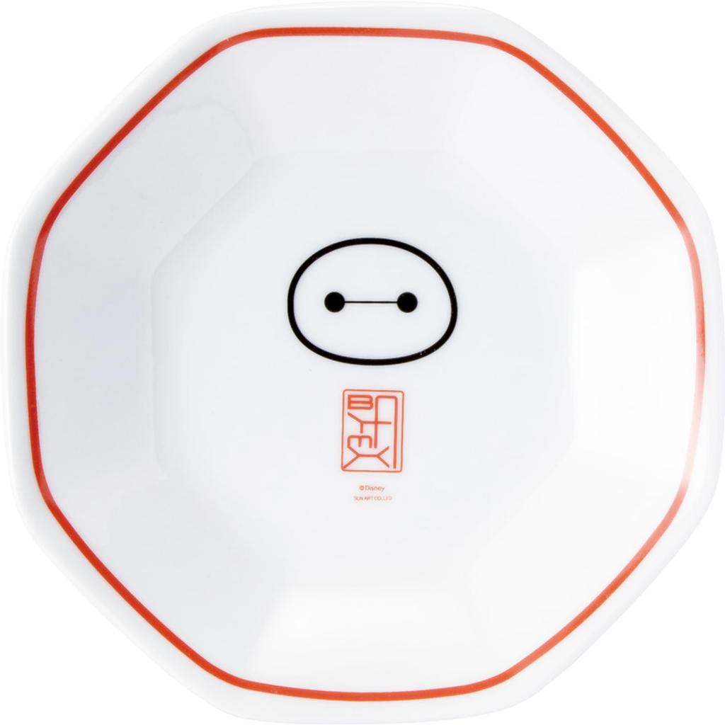 Disney "Big Hero 6" Chinese Fried Rice Plate, Approx. 19 X 19cm Diameter, White, Tableware, San4521