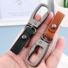 Qo'lda ishlangan charm kalit uzuk DIY avtomobil kalit uzugi Yuqori sifatli charm kalit uzuk Aksessuarlar Avtomobil kalit uzugi Erkaklar uchun belbog'li qulf kalit uzugi