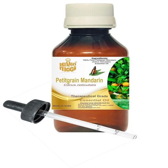 Levenmooi Petitgrain Mandarin (Citrus Reticulata) Pure & Natural Therapeutic Grade Essential Oil Plastic with Dropper