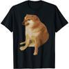 Meme Balltze Cheems RIP Grpahic T Shirt for Men Clothing Funny 3D Doge Fans T-shirts Fashion Streetwear Casual Unisex Kids Tops