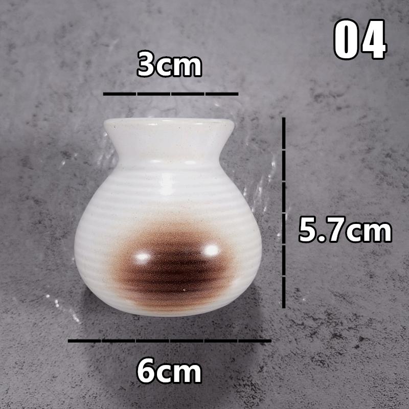 Магазин суши Декор для тарелки сашими Маленькая бутылка Бочонок для сухого льда Керамический держатель для зубочисток Японский стиль Фруктовые палочки Контейнер Банка Коробка