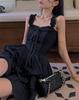 Women's Slim Suspender Dress: Summer 2023 Hepburn-Style Little Black Cake Dress