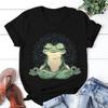 Frog Yoga Printing T Shirt Men Women T-Shirt Harajuku T-Shirt Unisex Fashion Summer Tops