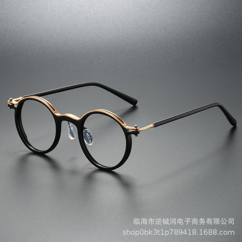 New anti-black storm star retro fashion glasses frame male anti-blue flat mirror with myopia female