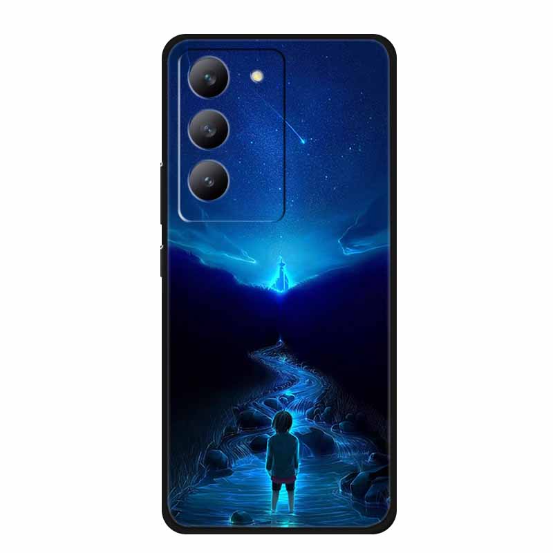 Phone Case For Redmi 15 4G Back Cover Case 6.9" Shockproof Black Silicone Soft Coque For Xiaomi Redmi 15 Case Redmi15 Funda Para