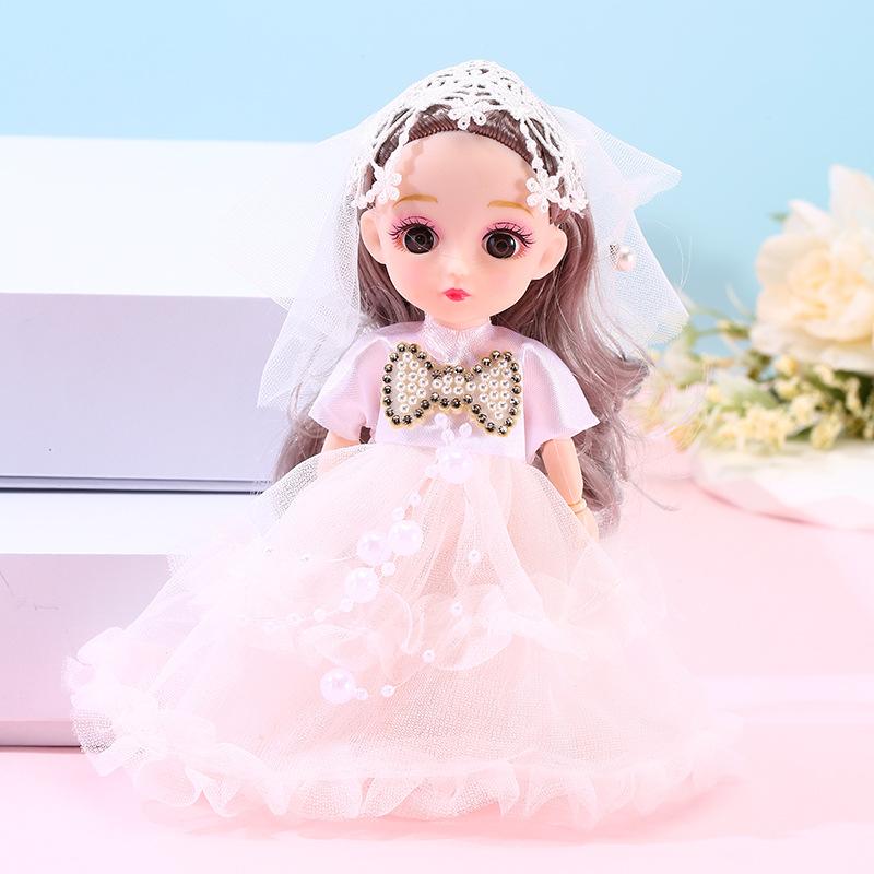 17см Многосуставная Кукла Барби для переодевания Ручная игрушка для девочки