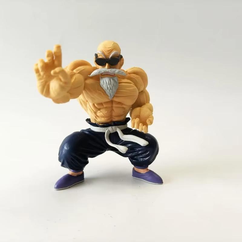 New Anime Figure Master Roshi Action Figure Muscle Strengthening Form Toys Gifts PVC Model Collectible Ornament