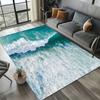 2025 Новый Стиль Сине-Зеленая Морская Волна Морская Вода Природа 3D Ковер Коврик для Гостиной Спальни Дома Декор Дивана, Нескользящий Коврик для Пола