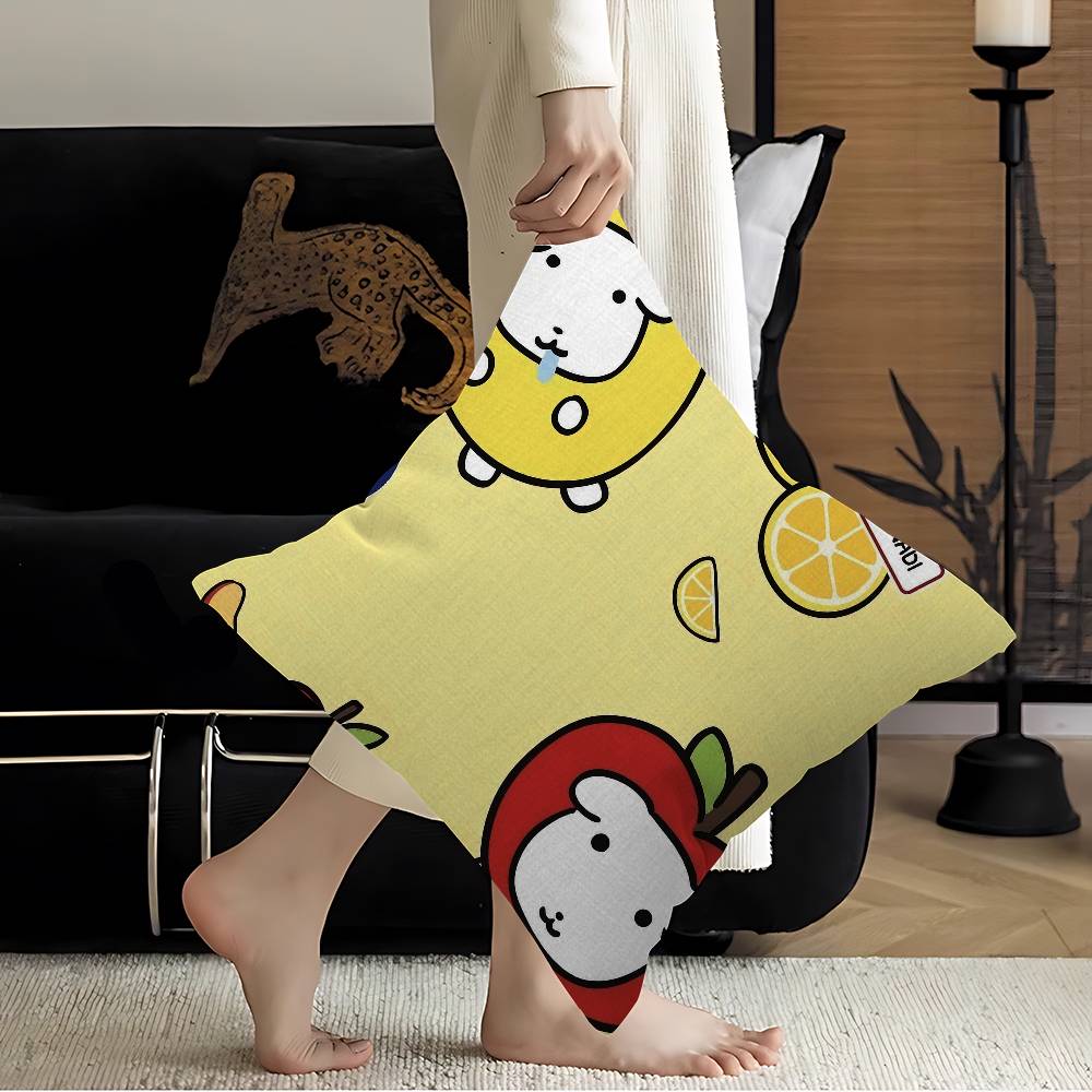 Cute Ganadi Pillow Anime Pillow Sofa Bed Head Pillow Cover Cushion Cover 45X45 Cm Fashion