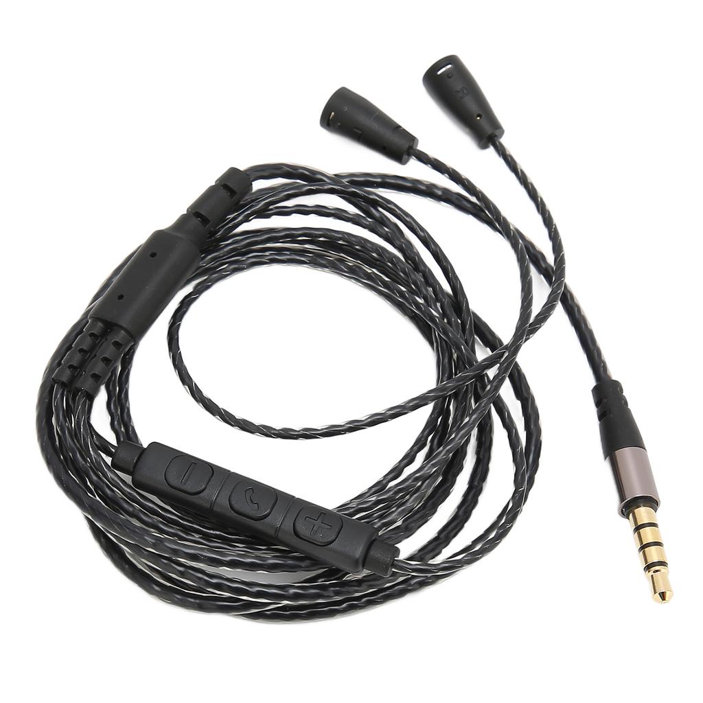 OFC Headphone O Cord Replacement O Cable with Volume Control and Mic Function for IE 8 IE 80
