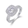 Серебряное кольцо S925 Сладкий праздничный моссанит Кольцо Ювелирные изделия