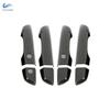 Carbon Fiber Texture / Glossy Black Car styling Exterior Door Handle Cover For Honda Civic 10th 2016 2017 2018   LHD