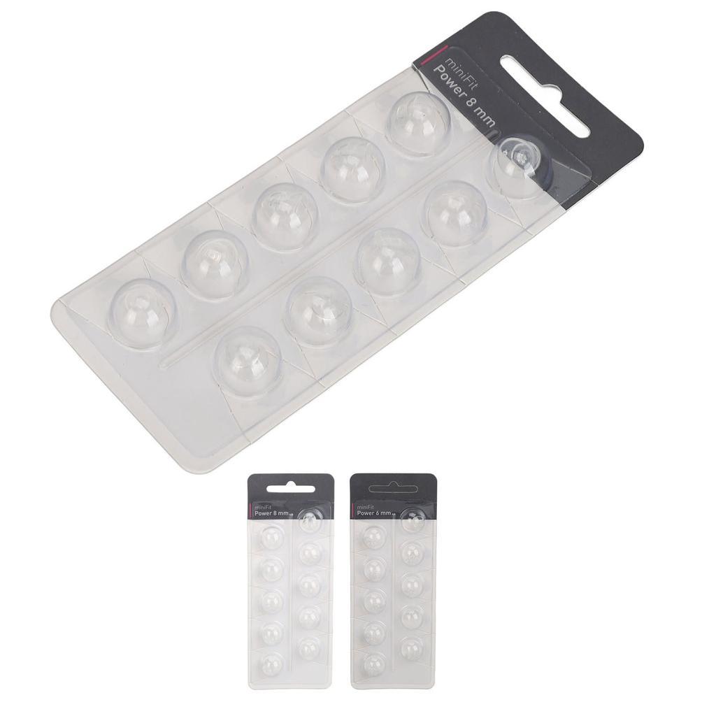 10PCS Hearing Ear Tips Higher Transparency Layer Closed Comfortable Anti Static Sound Aid Domes
