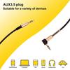 3.5mm AUX Audio Cable 1Pcs Universal Compatible HiFi Sound Quality Male to Male Gold Plated Cord for Car Speaker Headphone iOS Android